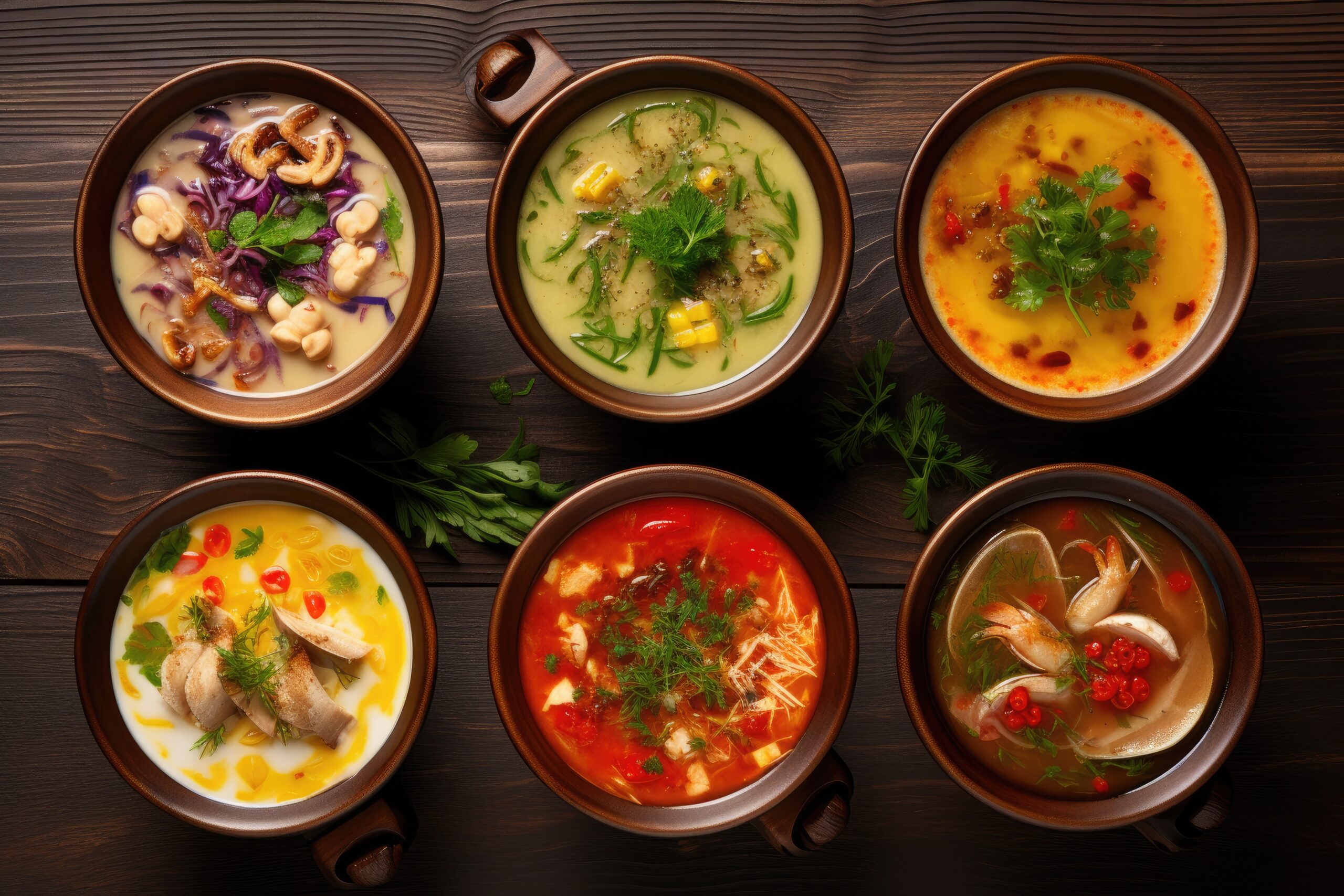 Picture with foods
